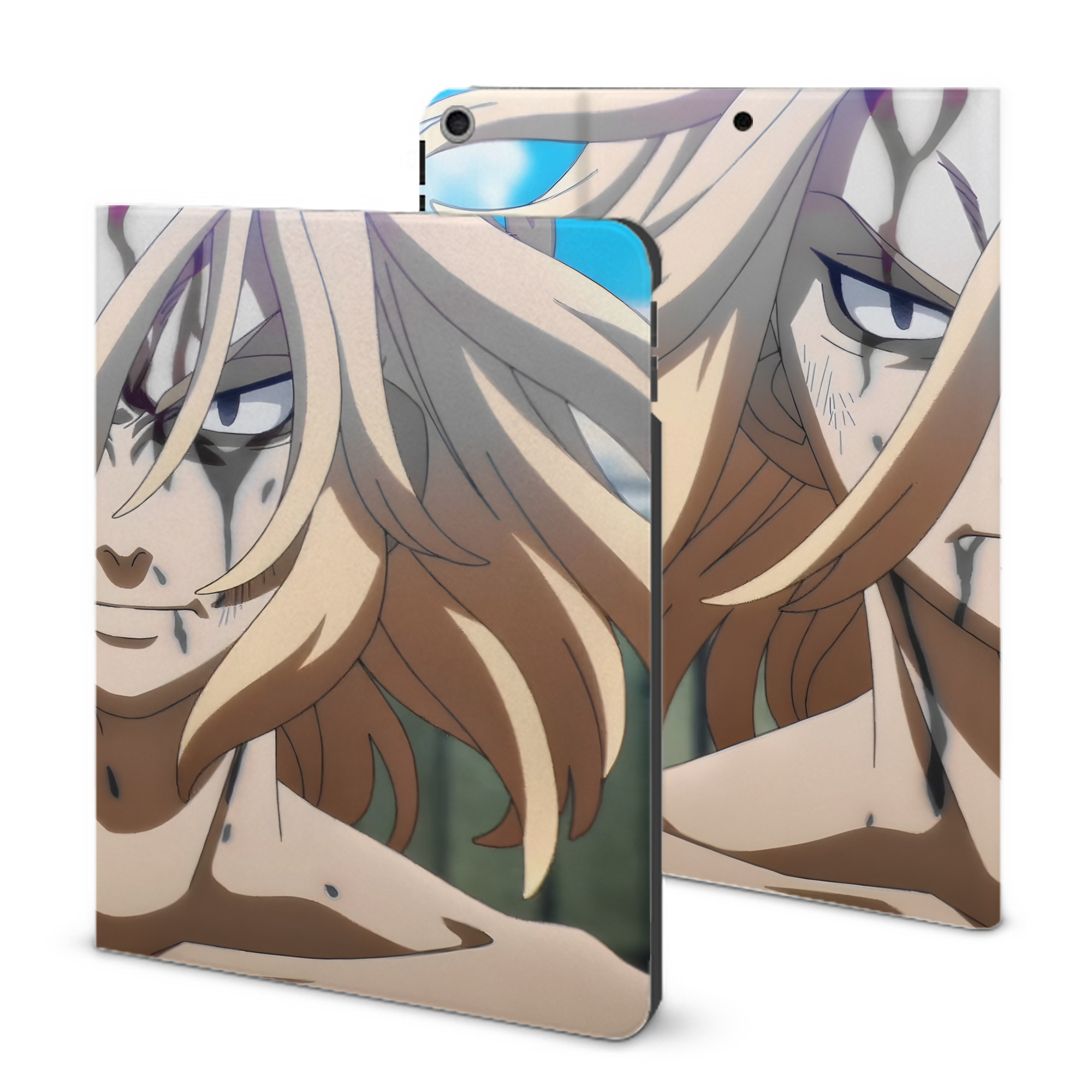 （画像用） 東京リベンジャーズ Tokyo Revengers IPad ケース ブック型 PUレザー TPU 耐衝撃 軽量 薄型 ペン収納なし 全面保護 IPad 各モデル対応